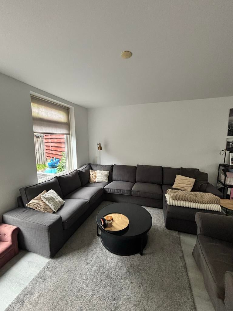 IKEA Kivik U-bank 6-zits Antraciet, Huis en Inrichting, Banken | Bankstellen, Ophalen, Gebruikt, Hoekbank, 300 cm of meer