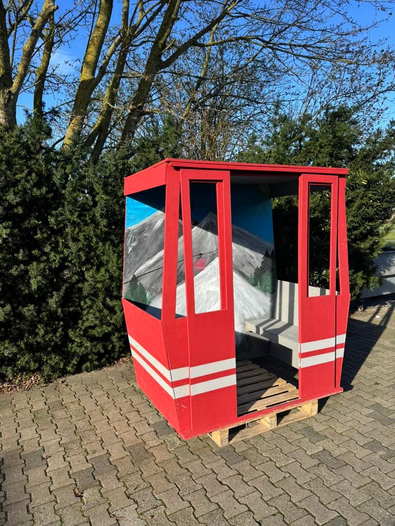 Skilift gondel te koop apres ski decoratie, Ophalen, Gebruikt