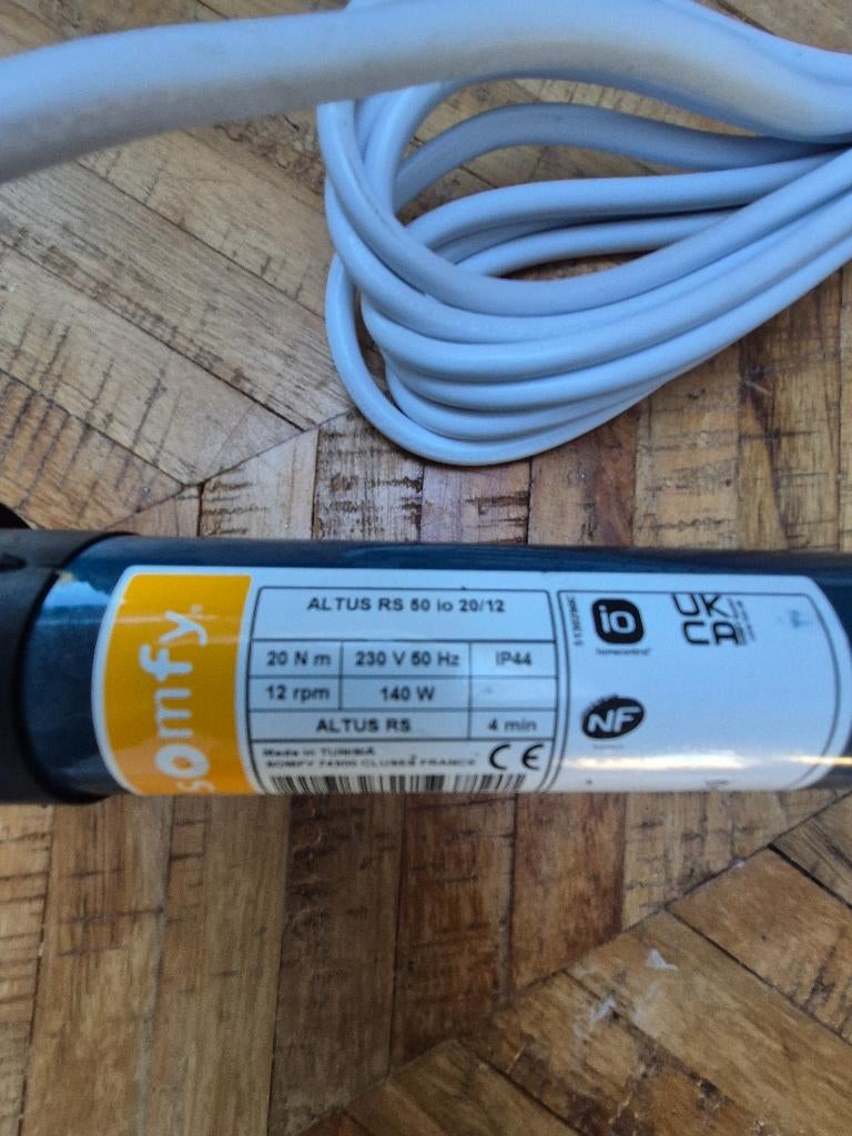 somfy motor altus rs 50 io 20 12 20nm, Ophalen, Overige kleuren, 200 cm of meer, Nieuw