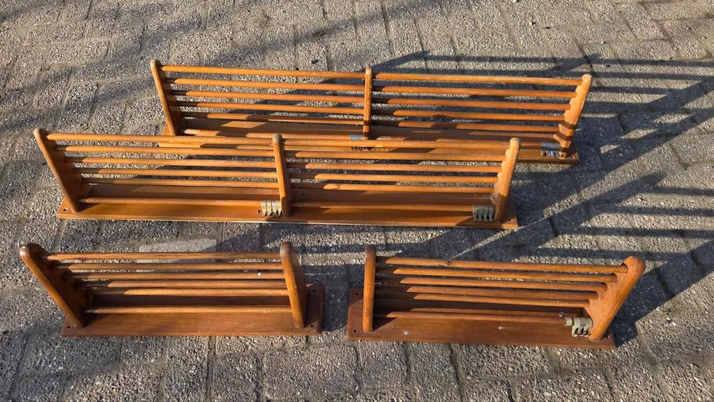 Piet Zwart Bruynzeel wandrek keukenrek pannenrek retro '50, Ophalen of Verzenden