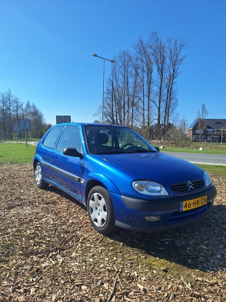 Citroën Saxo 1.4 I VTS 2001 Blauw, Auto's, Citroën, Voorwielaandrijving, 1360 cc, 4 cilinders, Saxo