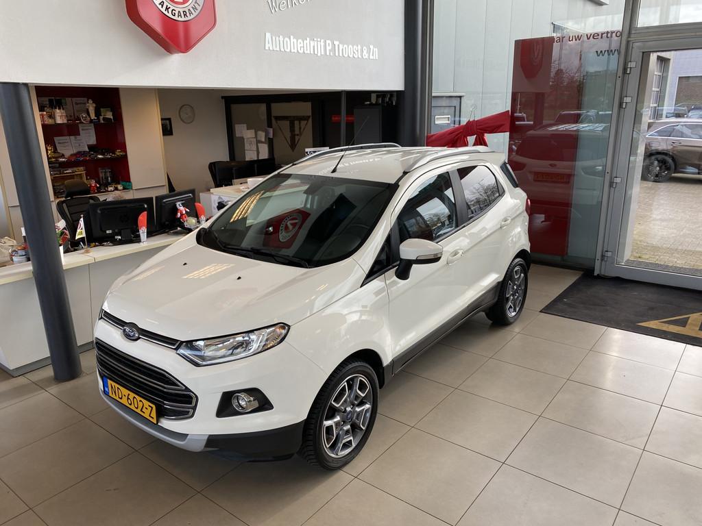 Ford EcoSport 1.0 EcoBoost TitaniumDealeronderhouden,Navigat, Gebruikt, Euro 6, Ecosport, Leder en Stof