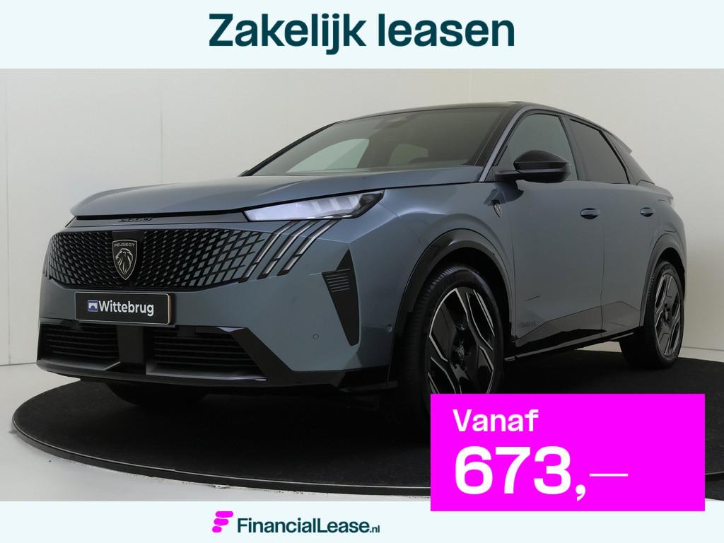 Peugeot e-3008 Launch Edition 325PK Dual Motor 73 kWh | Foca, Automaat, Adaptive Cruise Control, Zwart, 398 min