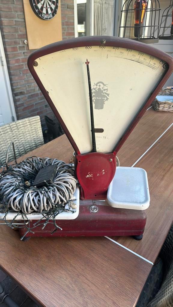 Antieke weegschaal, Witgoed en Apparatuur, Weegschalen, Ophalen, Analoog, Overige typen, Gebruikt