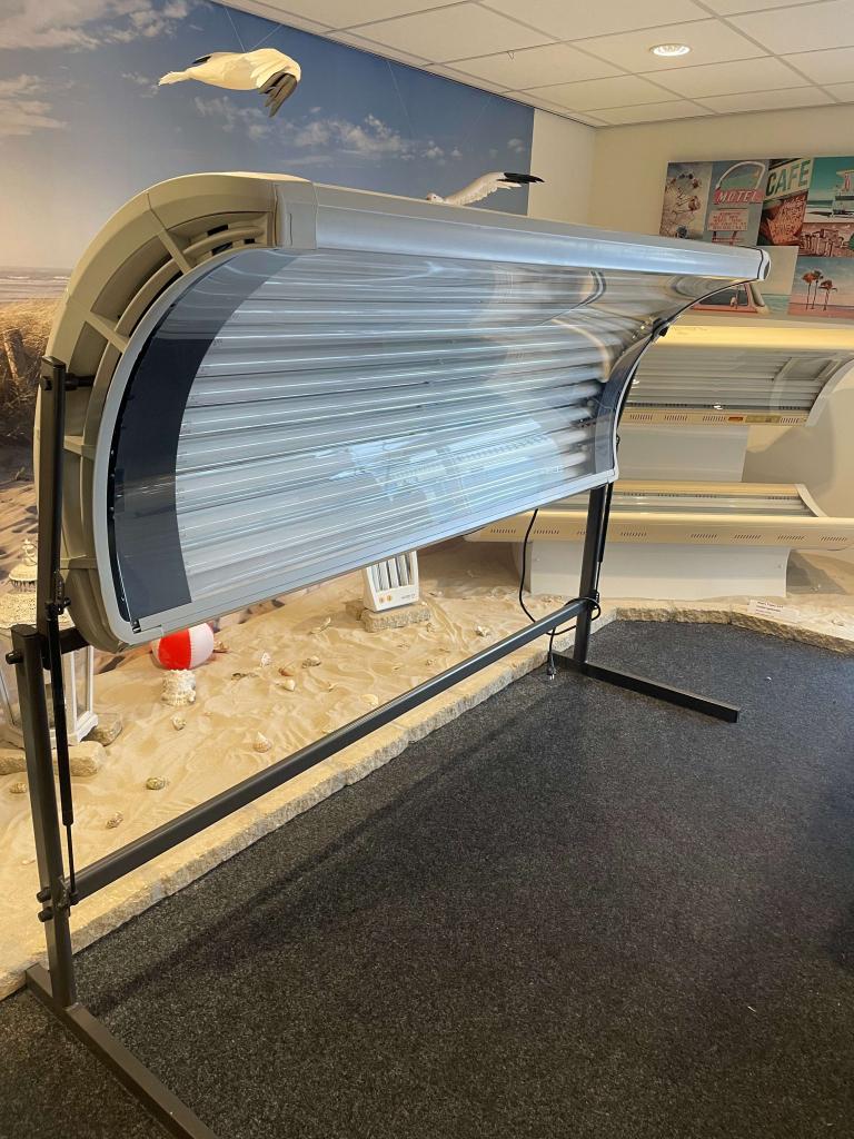 Hapro Jade 12 T zonnehemel--nieuwe lampen--2 jaar garantie, Witgoed en Apparatuur, Zonnebanken en Gezichtsbruiners, Gebruikt, Zonnebank enkelzijdig