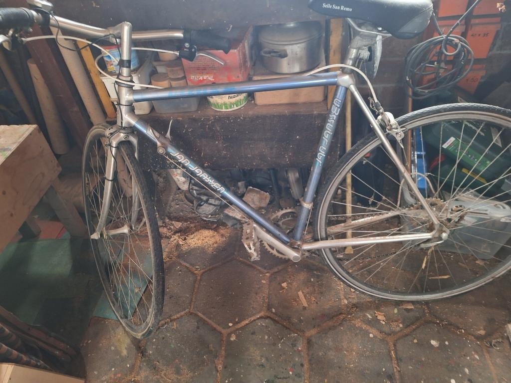 Jan Jansen vintage racefiets, Fietsen en Brommers, 28 inch, Gebruikt, 10 tot 15 versnellingen, Heren