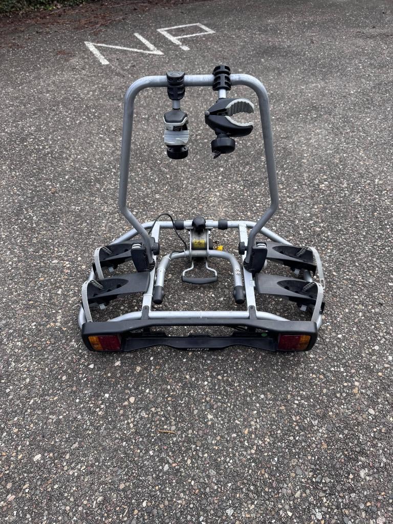 Hapro Atlas 2 fietsendrager, kantelbaar ZIE BESCHRIJVING, Auto diversen, Fietsendragers, Ophalen, 2 fietsen, Zo goed als nieuw