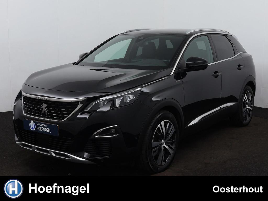 Peugeot 3008 1.2 PureTech GT-Line | Automaat | Camera | Park, Gebruikt, 1199 cc, Leder en Stof, Zwart