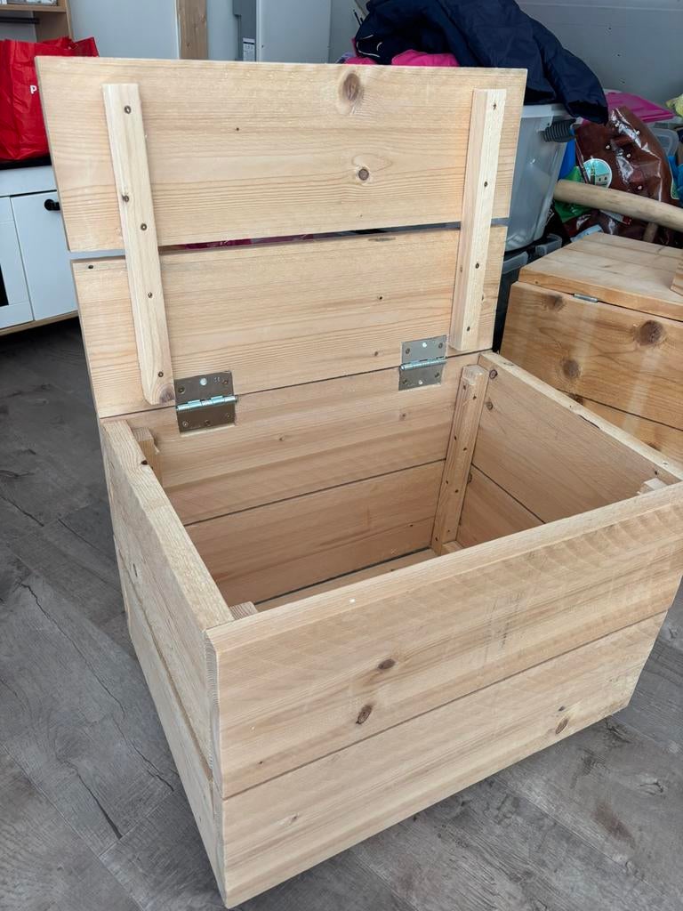 Steigerhouten bak, Ophalen, Zo goed als nieuw