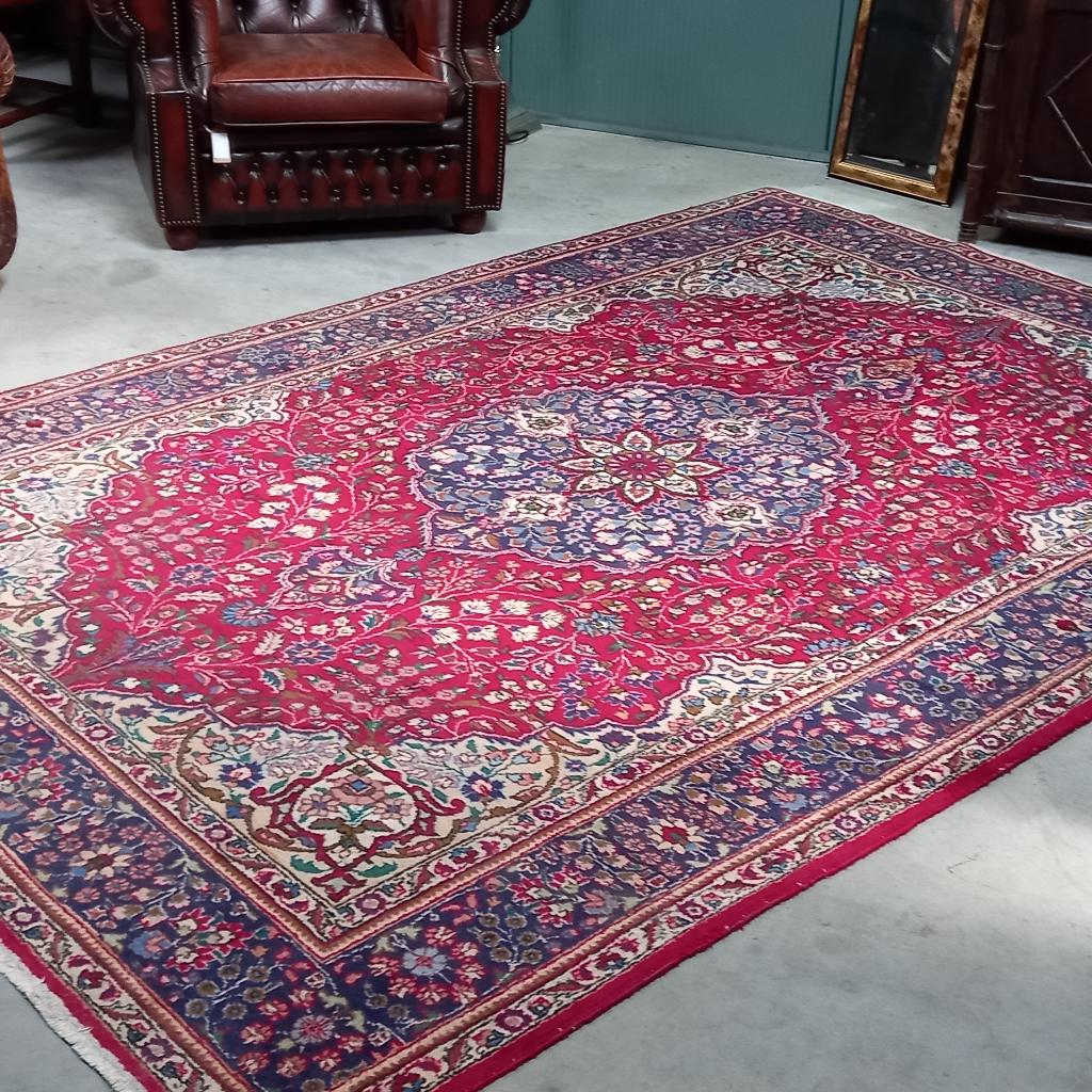 Uniek handgeknoopt Perzisch vloerkleed uit Meshad 310x205cm, Perzisch, 200 cm of meer, Ophalen of Verzenden, 200 cm of meer