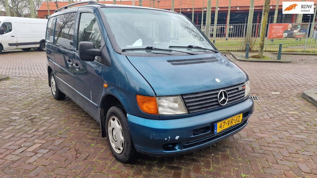 Mercedes-Benz Vito 112 dubbel cabine Airco, Voorwielaandrijving, 4 cilinders, Bedrijf, Te koop