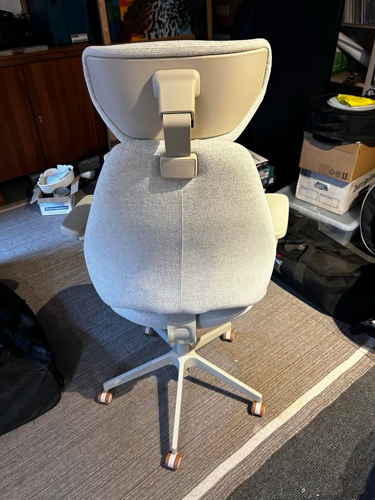 IKEA GRUPPSPEL GAMING/BUREAUSTOEL, Huis en Inrichting, Ophalen, Zo goed als nieuw, Beige, Bureaustoel