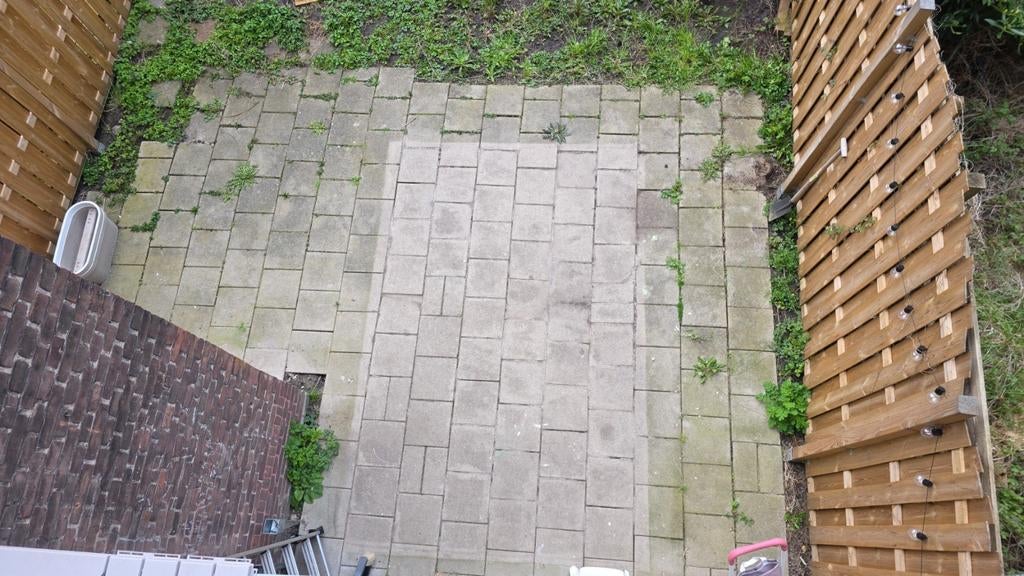 Gratis tuintegels (20-25m2) - Zelf uithalen in Amsterdam, Tuin en Terras, Tegels en Klinkers, Ophalen, Gebruikt, 10 m² of meer
