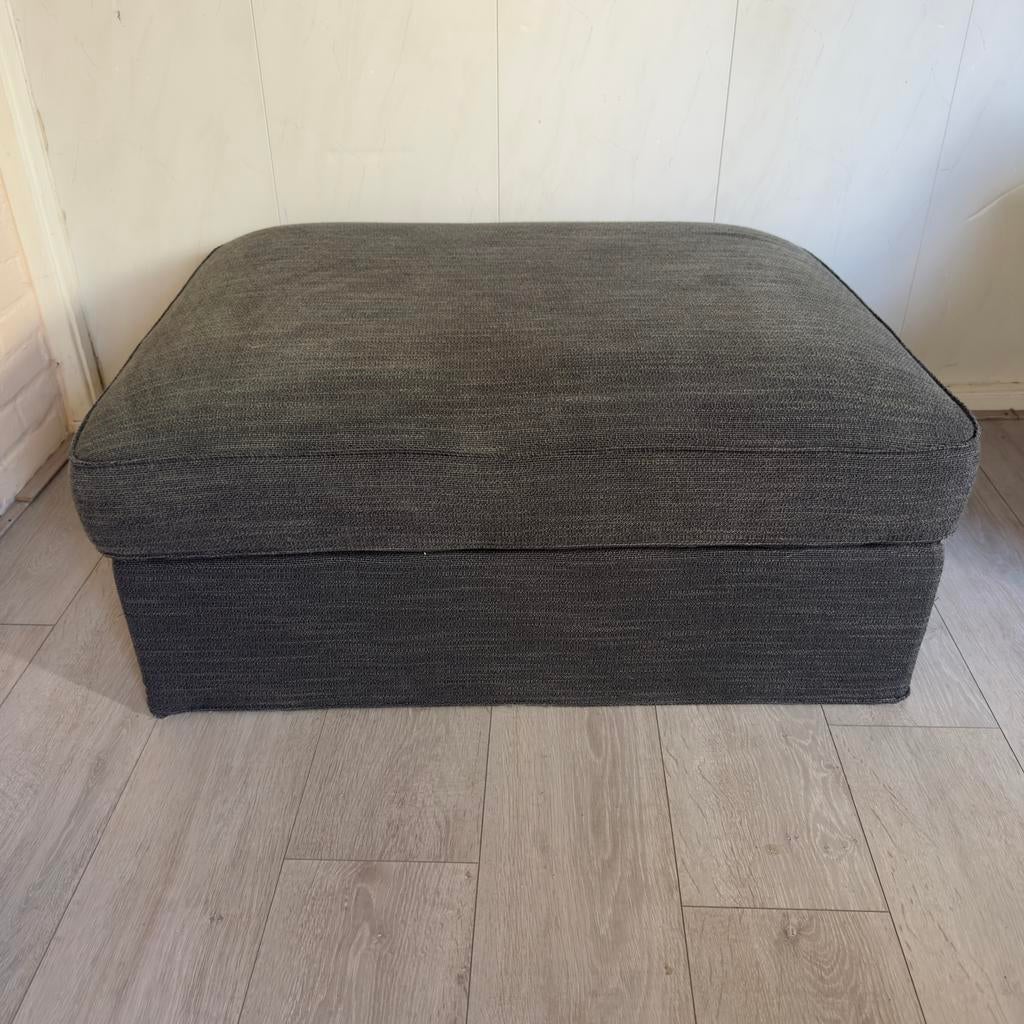 IKEA Kivik voetenbank met opslag, zo goed als nieuw, Ophalen, Zo goed als nieuw, 75 tot 100 cm, Stof