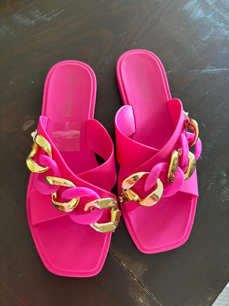 Nieuw roze badslippers maat 37, Ophalen of Verzenden, Nieuw, Roze