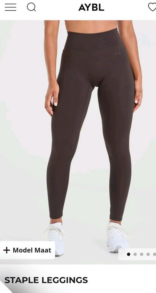Dames sportlegging AYBL maat XL staple coffee brown NIEUW!, Kleding | Dames, Sportkleding, Bruin, Maat 46/48 (XL) of groter, Nieuw