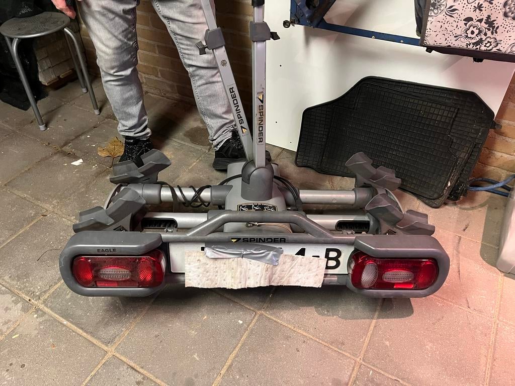 Spinder Eagle Fietsendrager voor 2 fietsen - Trekhaakdrager, Auto diversen, Fietsendragers, Gebruikt, Trekhaakdrager, 2 fietsen