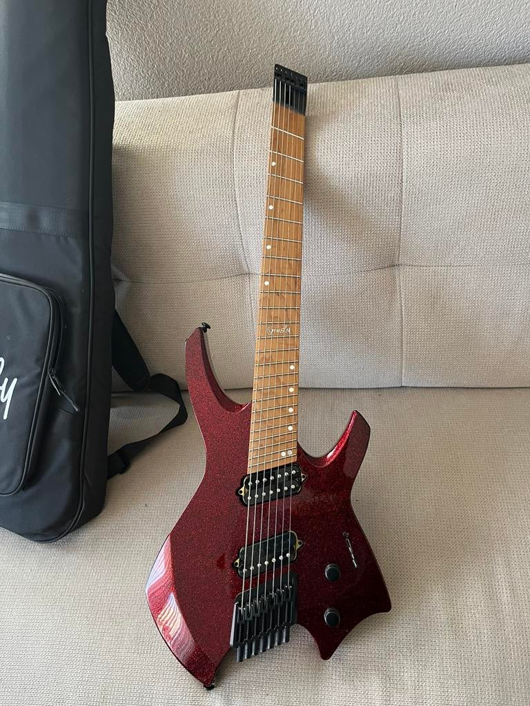 Ormsby Goliath 7 string red sparkle finish, Ophalen of Verzenden, Nieuw, Solid body, Overige merken
