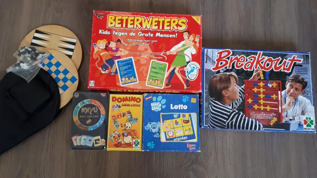 Beterweters / lotto / domino / miyu / tennis spelletjes, Ophalen of Verzenden, Gebruikt