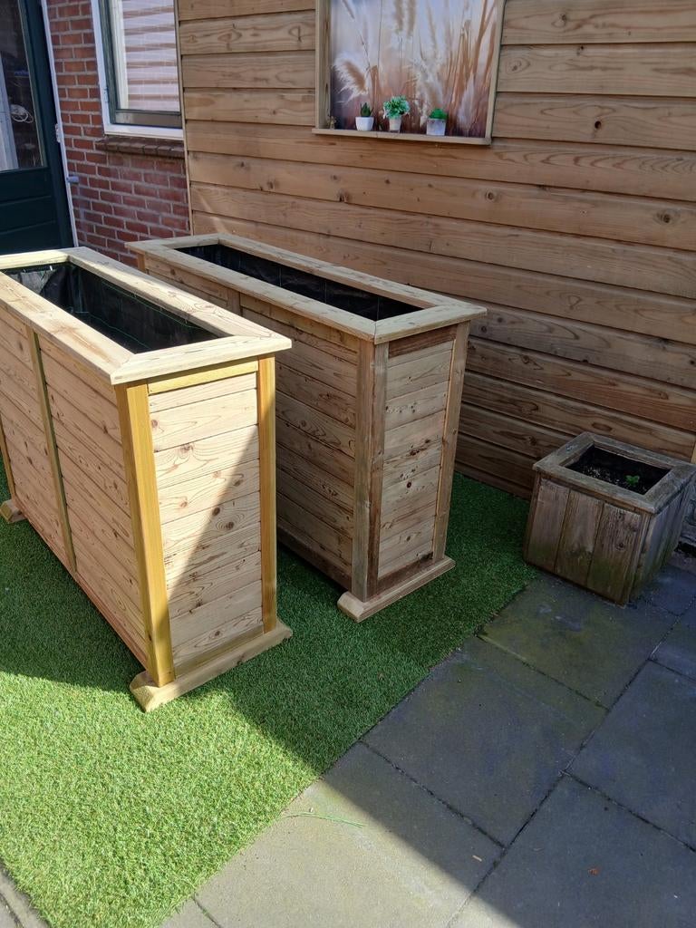 Bloembak/terrasafscheiding., Ophalen, 100 cm of meer, Nieuw, Balkon