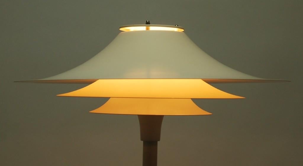 Vintage 1970's Deense Vloerlamp 395 euro, Ophalen, Gebruikt, Vintage MCM, 100 tot 150 cm