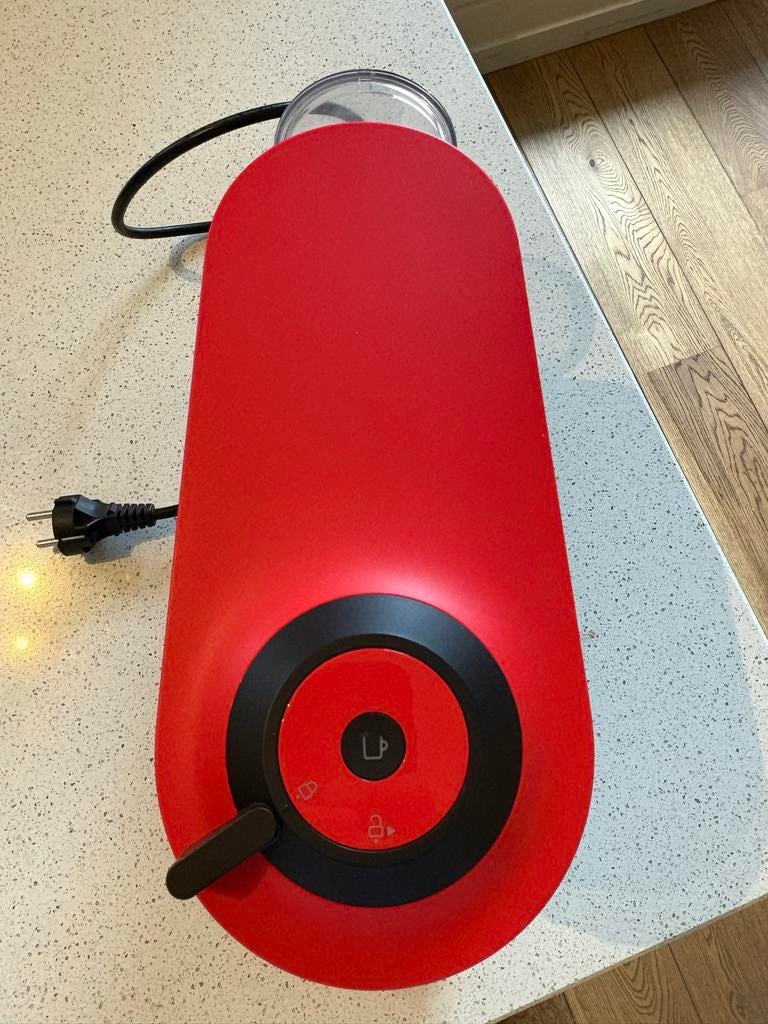 Nespresso Vertuo Pop Rood - Compacte Koffiemachine, Koffiemachine, Ophalen of Verzenden, Zo goed als nieuw, 2 tot 4 kopjes