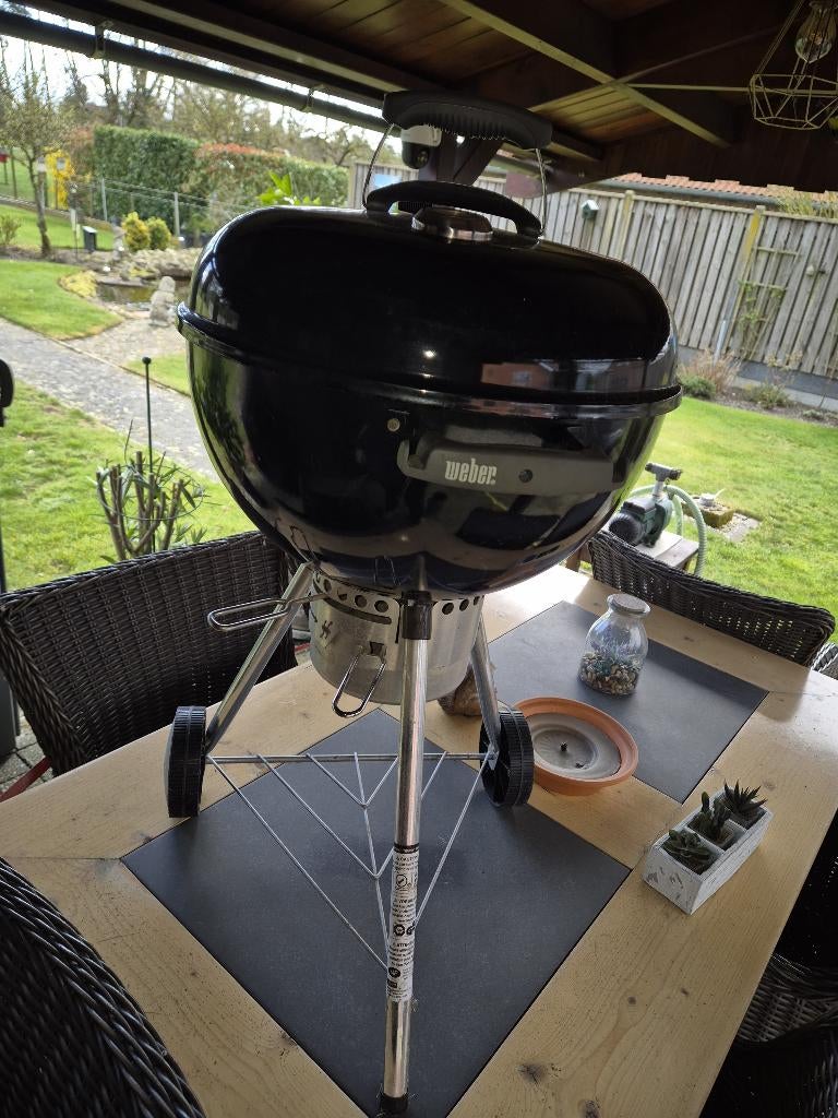 Weber Original Kettle Premium Ø 47 cm, Ophalen, Zo goed als nieuw, Weber, Met accessoires
