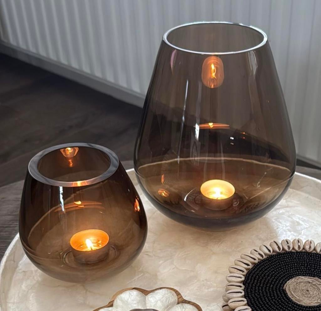 Vase The World Tasman Vazen Set Taupe, Ophalen, Overige materialen, Bruin, Zo goed als nieuw