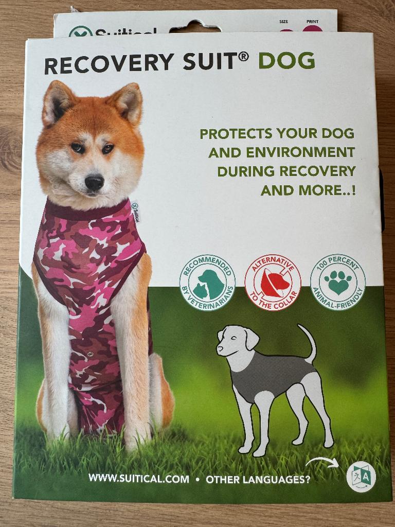 Suitical Recovery Suit Hond - Roze Camouflage, Ophalen of Verzenden, Nieuw