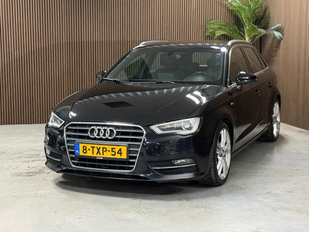 Audi A3 Sportback 1.4 TFSI S-Line (bj 2013, automaat), Euro 5, Gebruikt, Leder en Stof, 650 kg