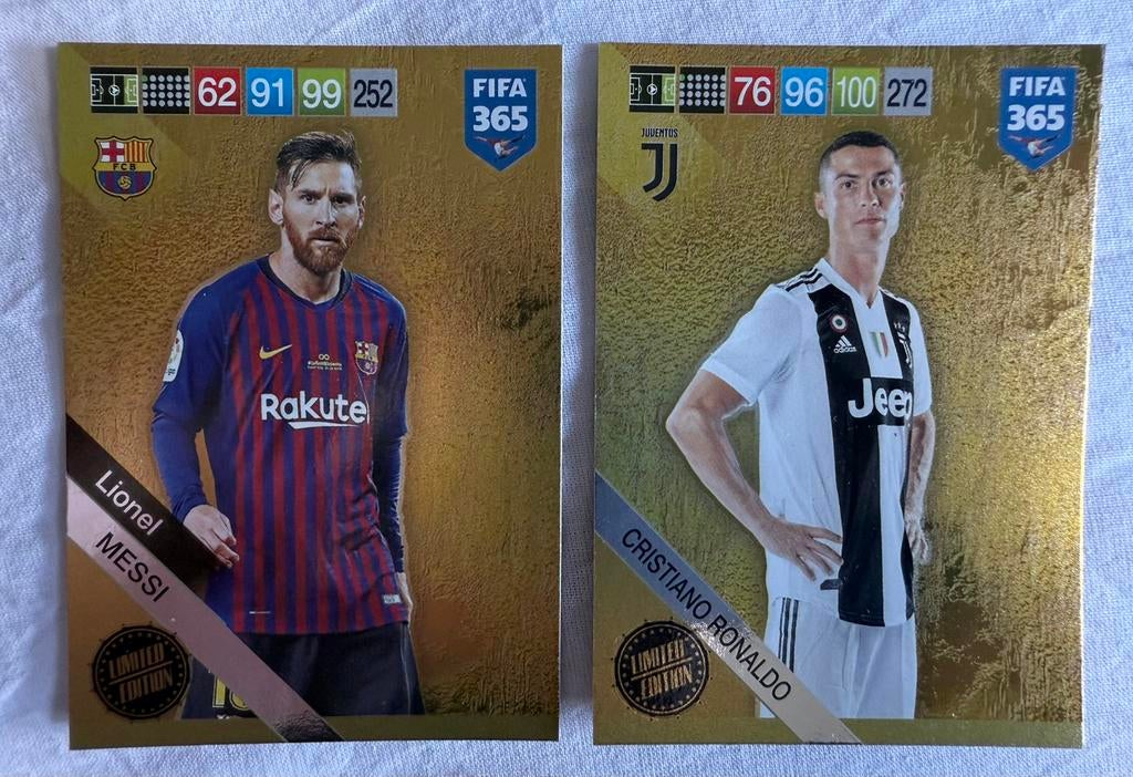 Adrenalyn Messi en Ronaldo, Ophalen of Verzenden, Zo goed als nieuw, Meerdere plaatjes