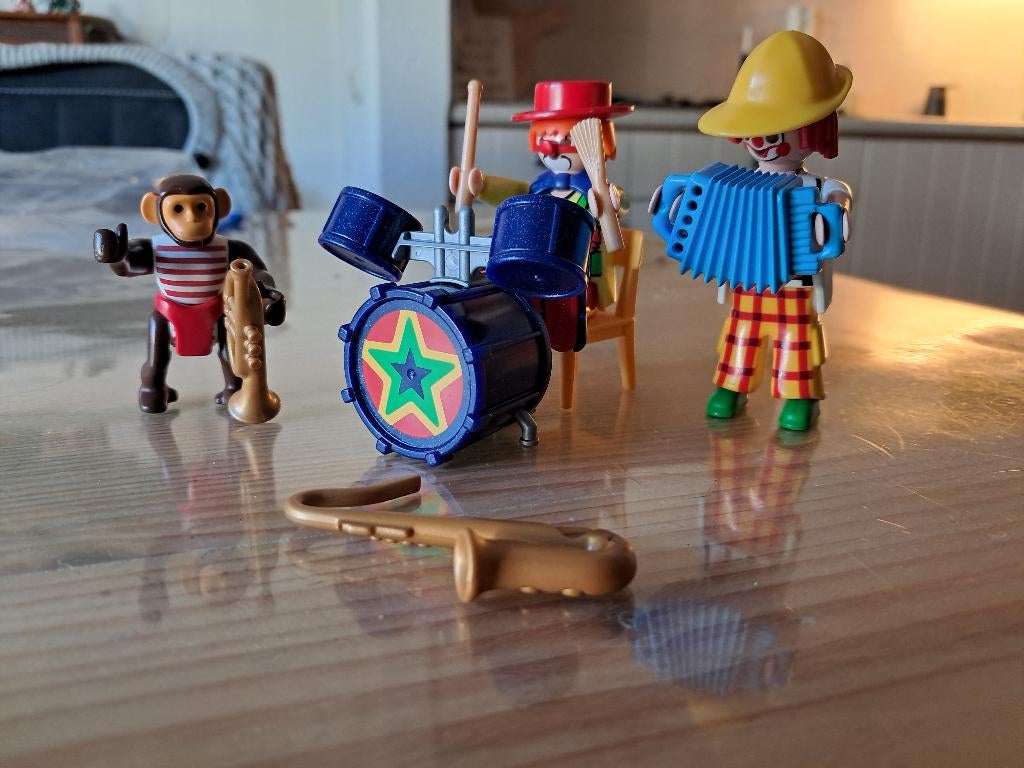 playmobil muziekclowns, Ophalen of Verzenden, Gebruikt, Los playmobil