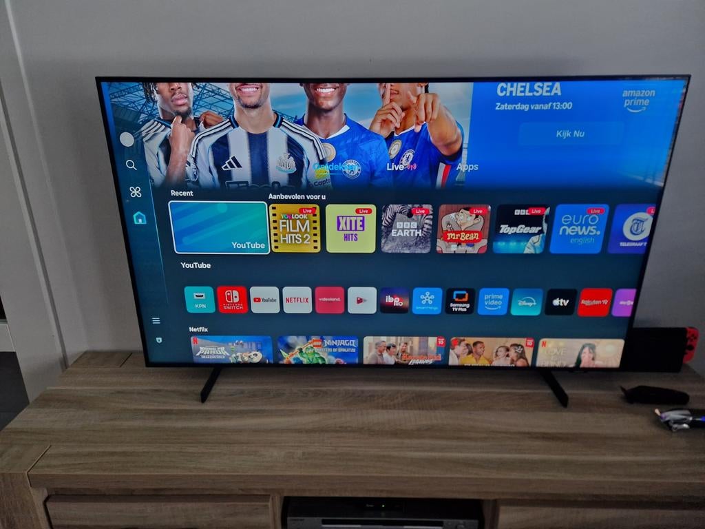 Te koop samsung tv 55inch, 50 Hz, Ophalen of Verzenden, Zo goed als nieuw, Samsung