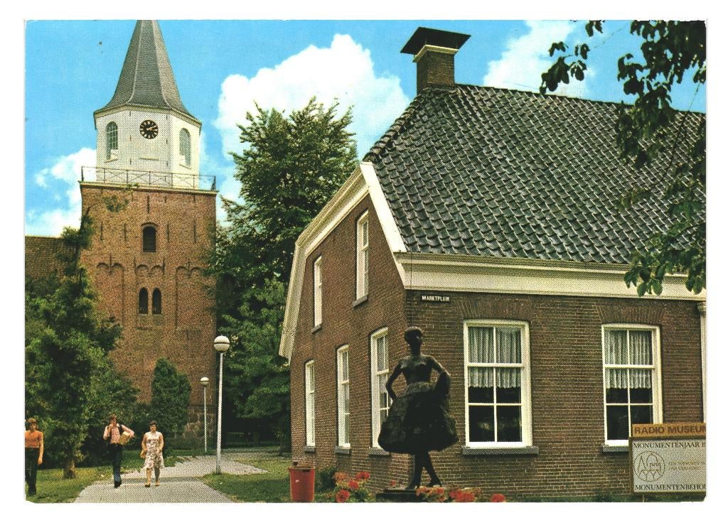 39691 Emmen Dr Marktplein Nette oude kaart Onbeschreven
