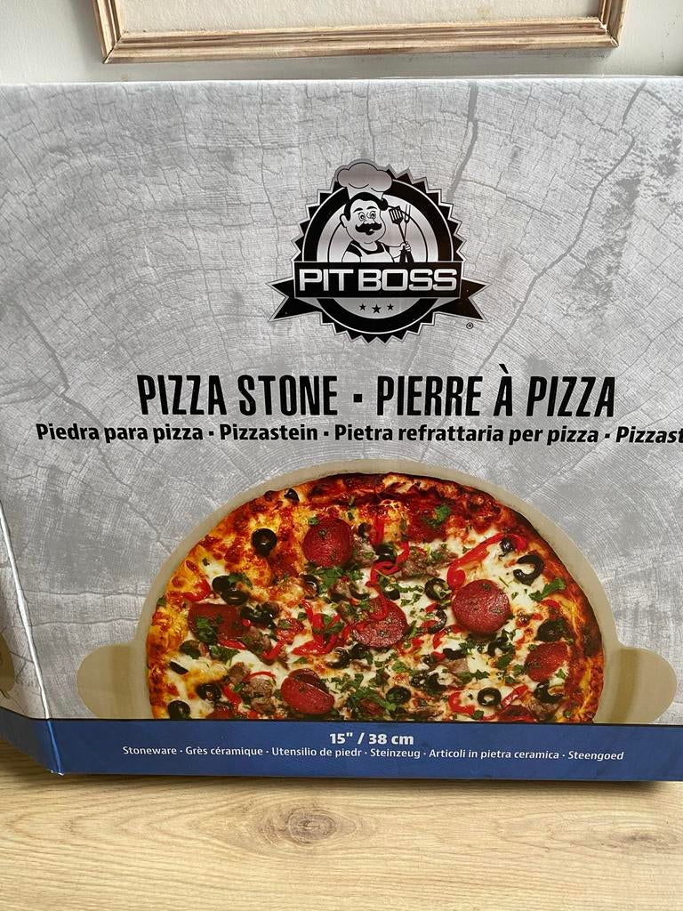 Pizzasteen, Ophalen, Zo goed als nieuw