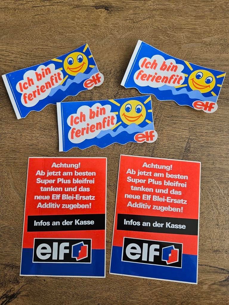 ELF stickers 5 stuks, Ophalen of Verzenden, Nieuw, Meerdere stickers