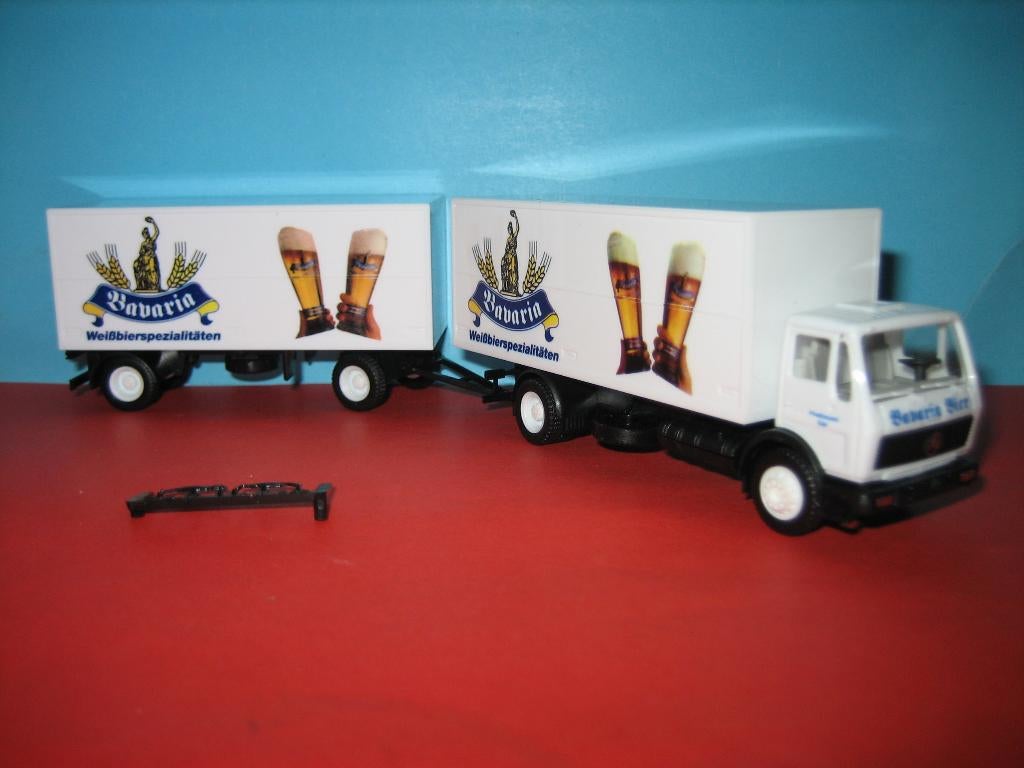 Bavaria-Bier  MERCEDES combi  Herpa, Ophalen of Verzenden, Nieuw, Bus of Vrachtwagen, Herpa