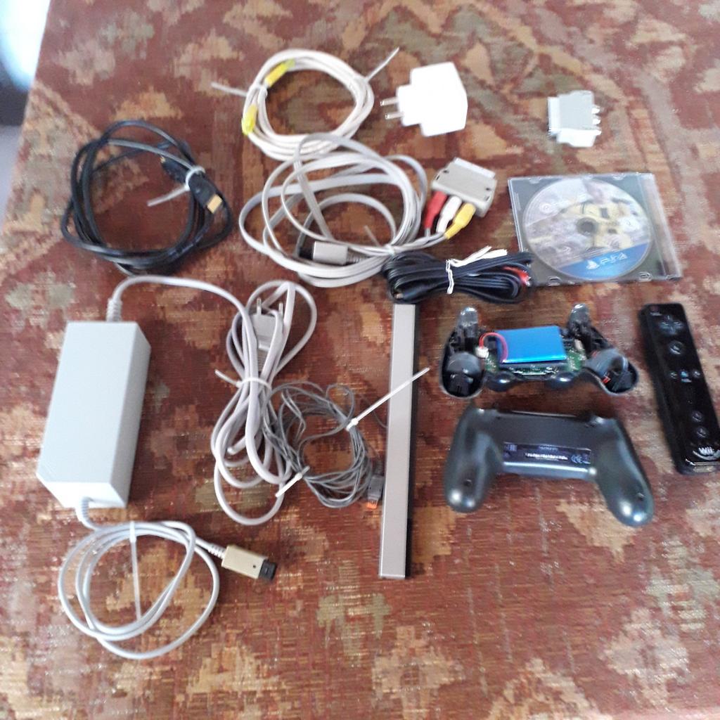 Doos met wii Nintendo  spelletjes  diverse onderdelen, Ophalen