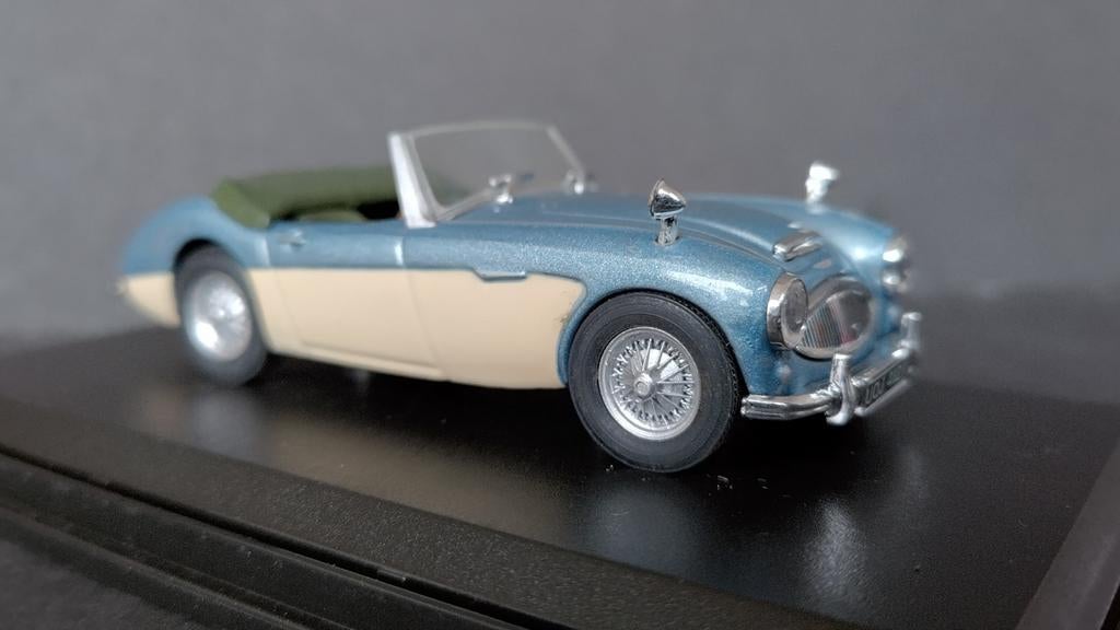 Austin Healey 100/6 1:43 Oliex Cararama pol, Overige merken, Auto, Verzenden, .