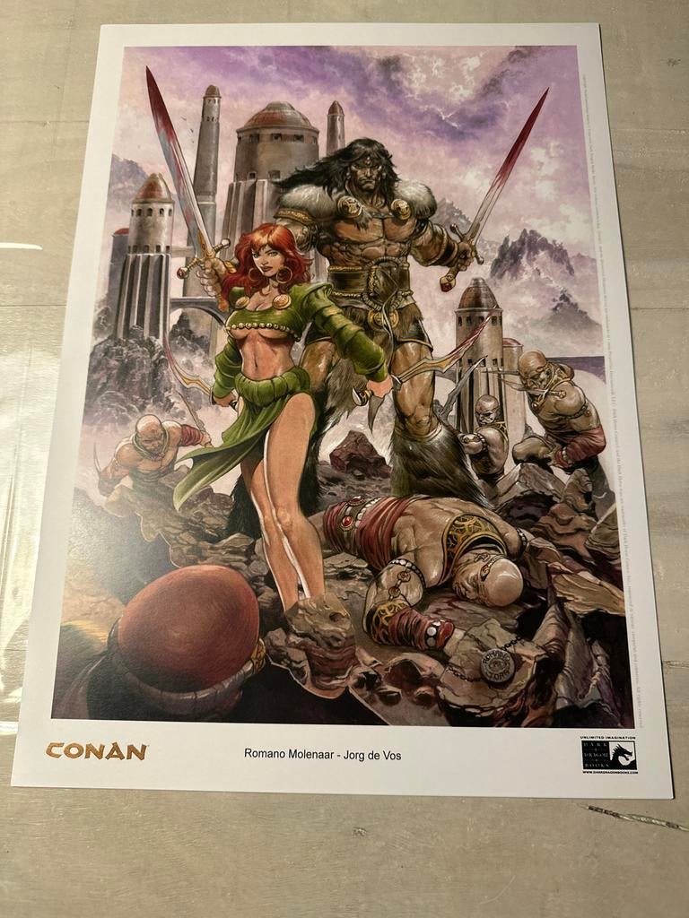 Conan Print door Romano Molenaar & Jorg de Vos, Boeken, Eén comic, Ophalen of Verzenden, Zo goed als nieuw, Europa