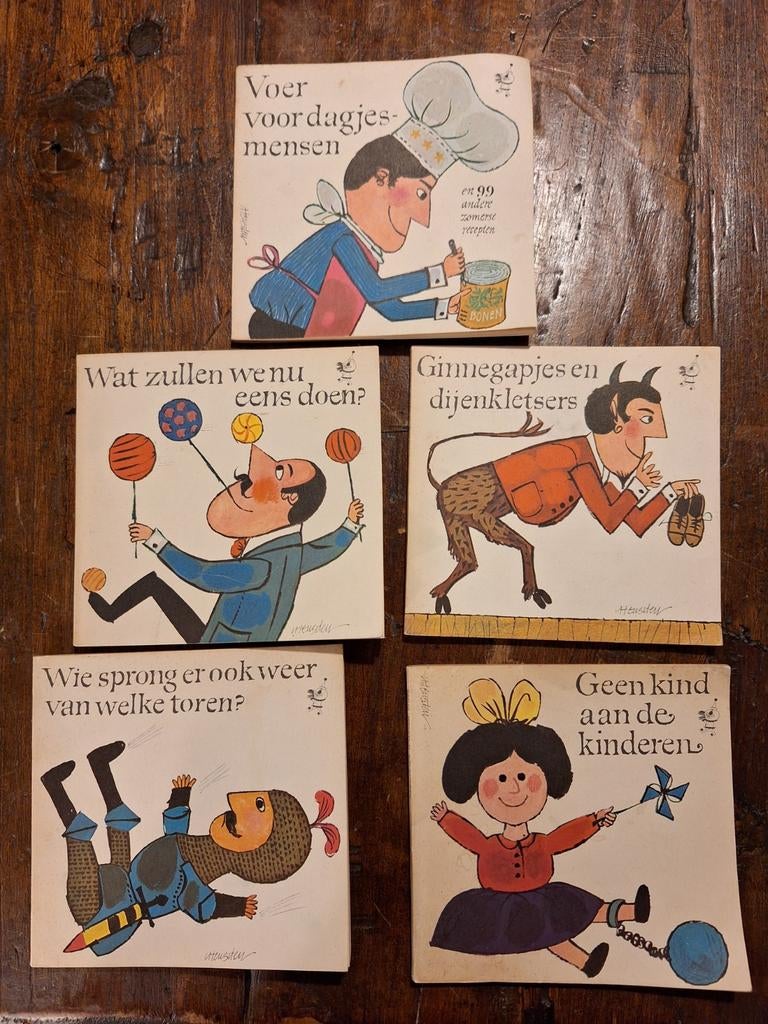 5 leuke oude boekjes, Ophalen of Verzenden