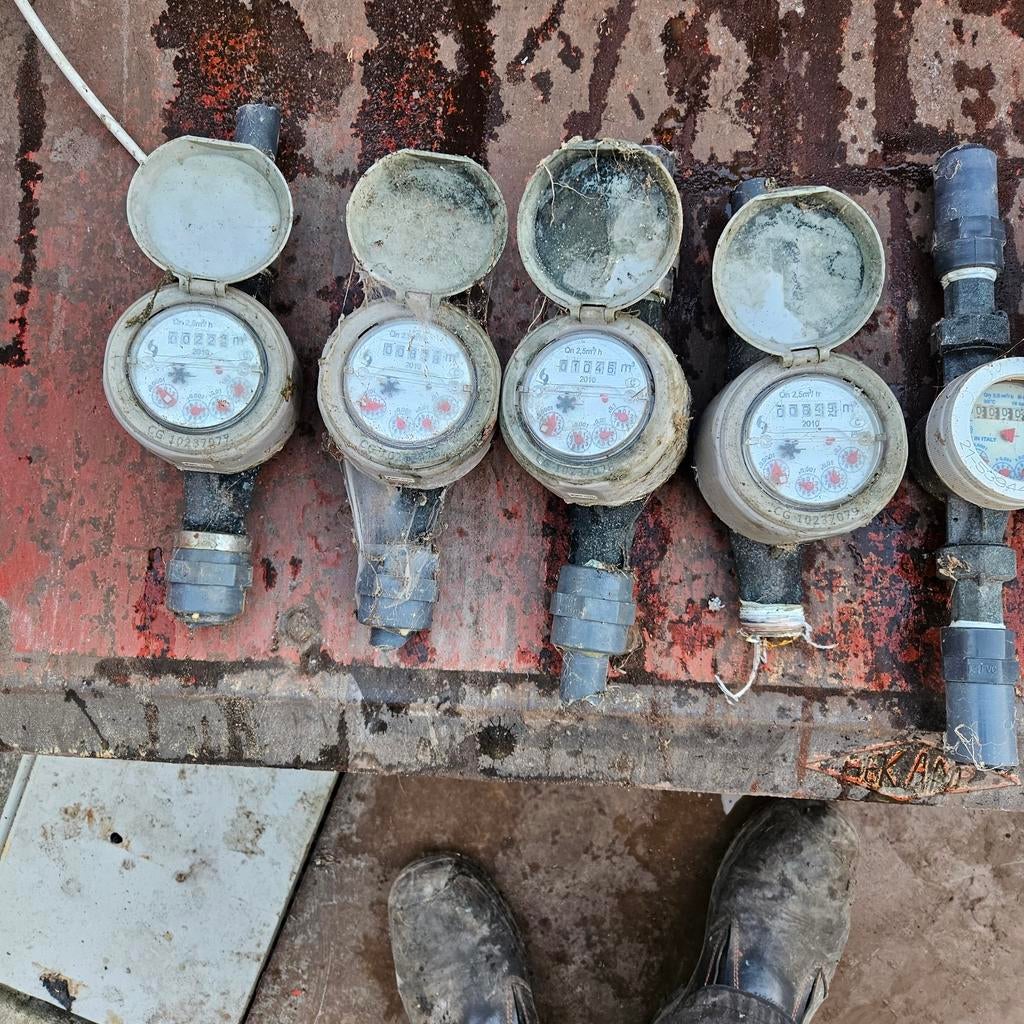 Watermeters, Verzenden, Gebruikt