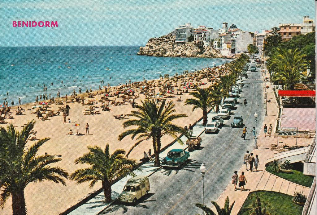 Spanje Benidorm Levant Beach, Verzenden, 1960 tot 1980, Gelopen, Spanje