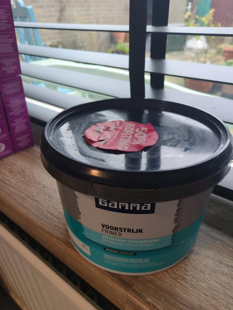 Gamma Voorstrijk Primer - Nieuw!, Wit, Nieuw, Ophalen of Verzenden, Verf