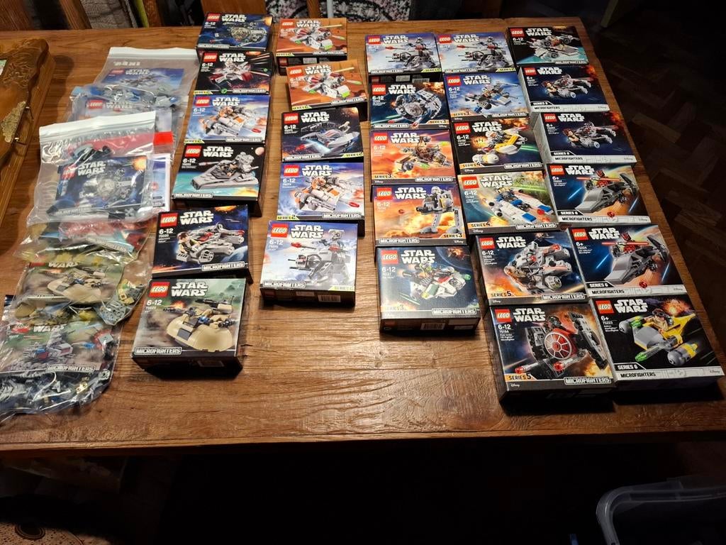 Star Wars Lego Microfighter verzameling oa 75127. 75032, Ophalen of Verzenden, Actiefiguurtje