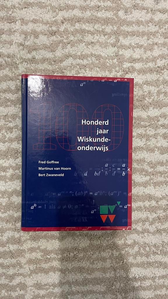 Honderd jaar wiskunde onderwijs, Ophalen of Verzenden, Zo goed als nieuw, Prisma of Spectrum, Nederlands