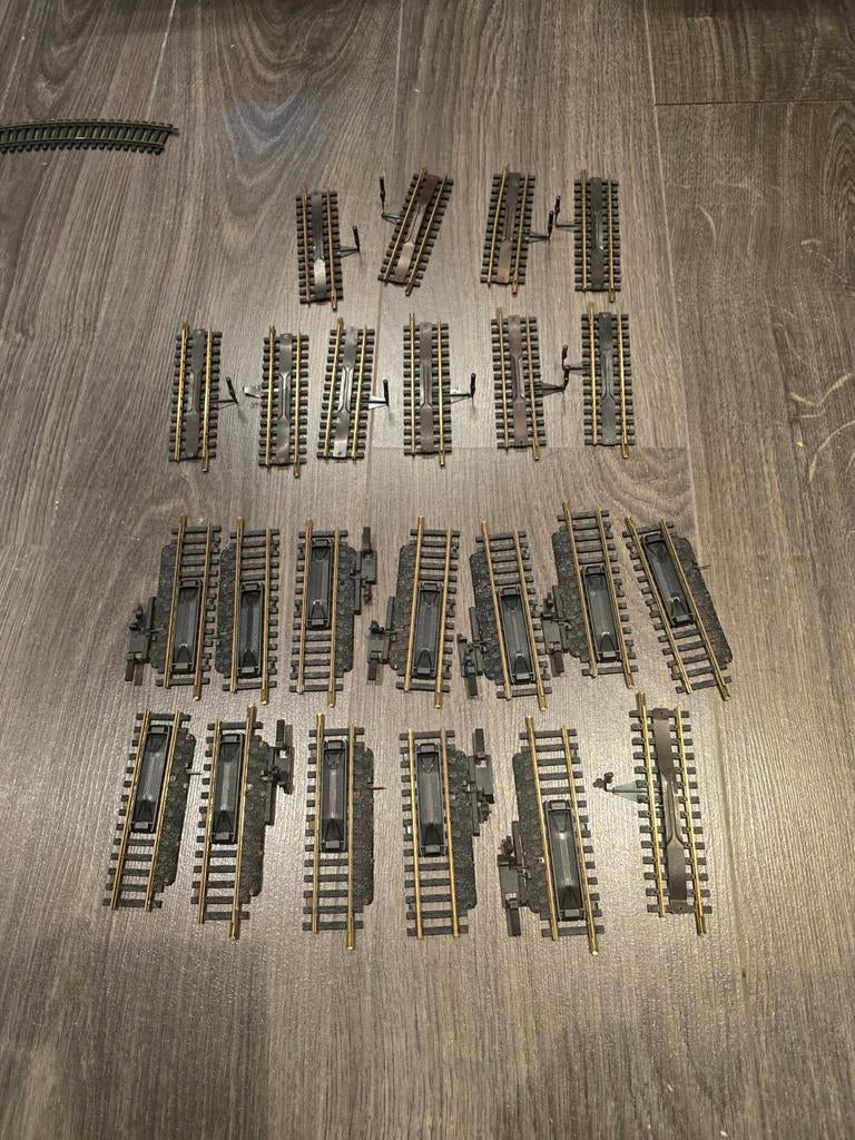 Fleischmann H0 6014 Ontkoppelrails - 23 stuks, Ophalen, Gebruikt, Gelijkstroom, Fleischmann