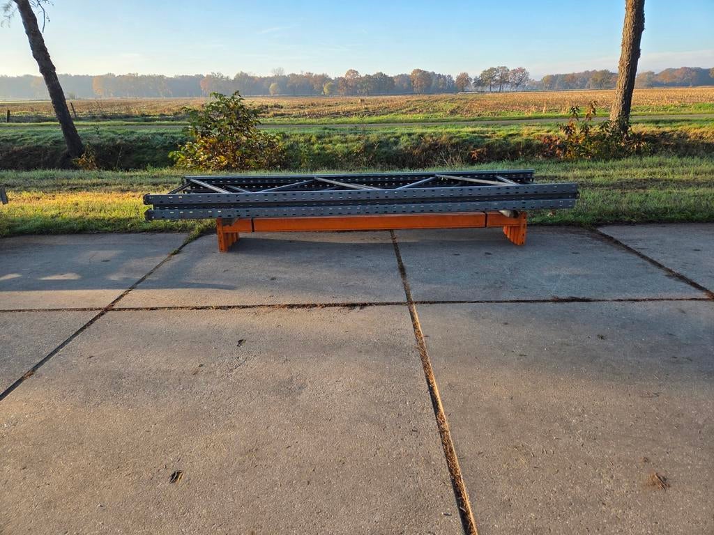 Set dexion speedlock 5.6m magazijn stelling gebruikt., Ophalen of Verzenden