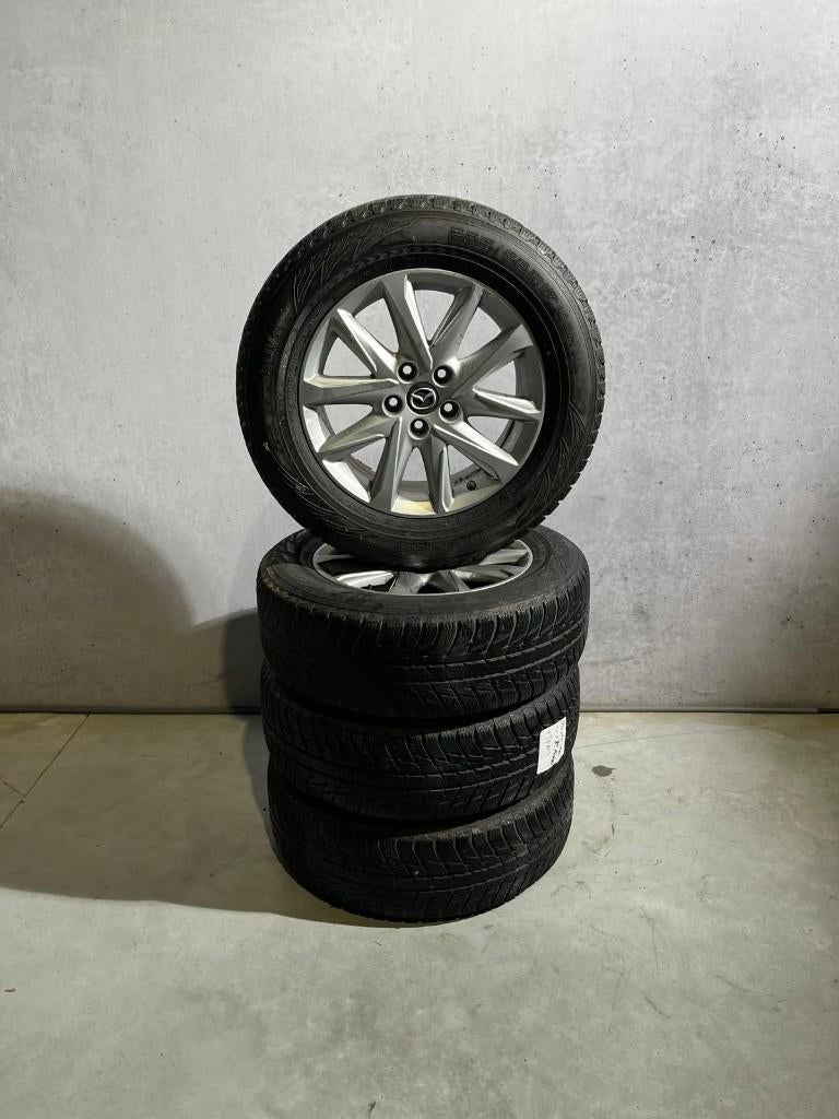 Set originele winter wielen Mazda CX5, Auto-onderdelen, Banden en Velgen, Ophalen, Gebruikt, Banden en Velgen, 17 inch