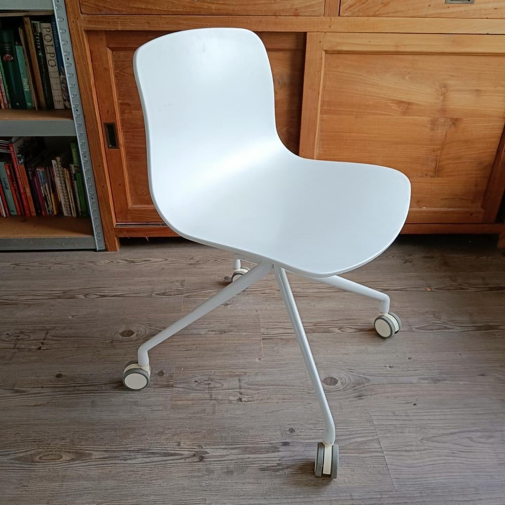 3x HAY about a chair AAC14 Deens modern design kuipstoel wit, Gebruikt, Drie, Wit, Ophalen of Verzenden